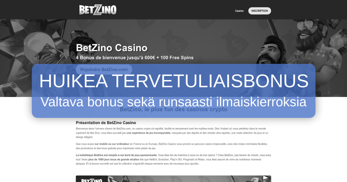 Betzino Casino Suomi