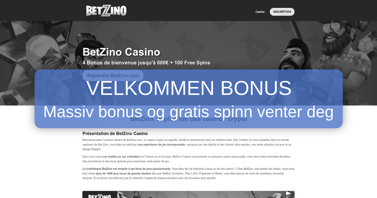 Betzino Casino Norge